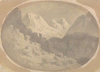 Alpine Scene by John Warwick Smith